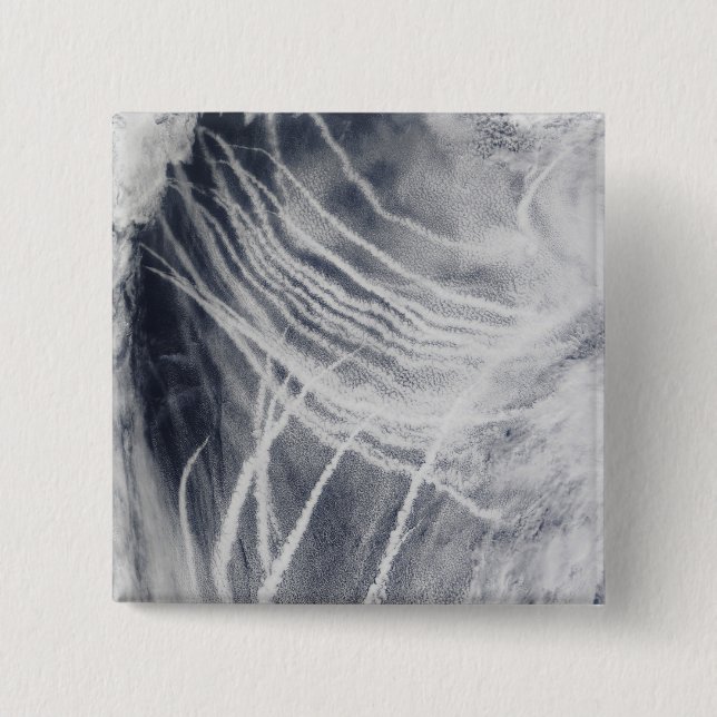 Ship tracks the northern Pacific Ocean Pinback Button (Front)