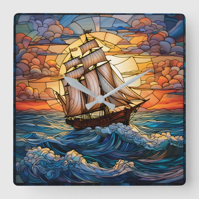 Ship Wall Clock (Front)