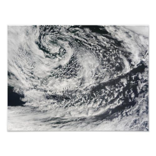 Ship_wave_shaped wave clouds photo print