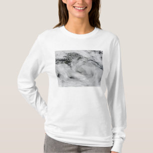 Ship-wave-shaped wave clouds T-Shirt