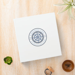 Ship Wheel  3 Ring Binder