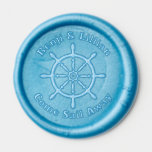 Ship Wheel Cruise Wedding Wax Seal Sticker