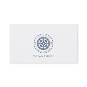 Ship Wheel Helm Business Card