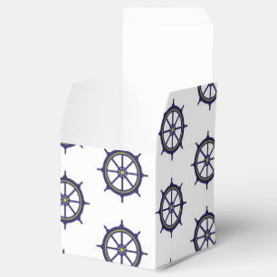 Ship Wheel Navy Nautical Boat Captain Sailors Favor Boxes