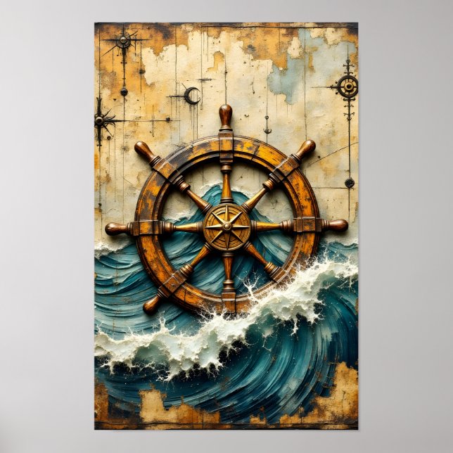 Ship Wheel Poster (Front)