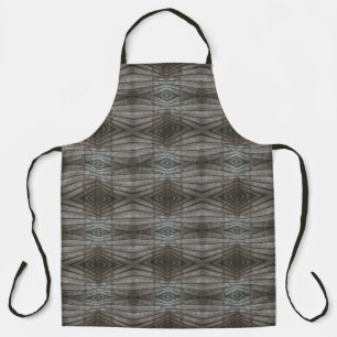 Shiplap Wood Planks Perspective Southwest Pattern Apron