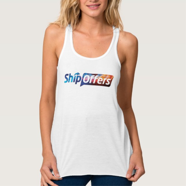 ShipOffers Logo Swirl Tank Top (Front)