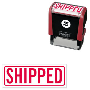 SHIPPED Business Self-inking Stamp