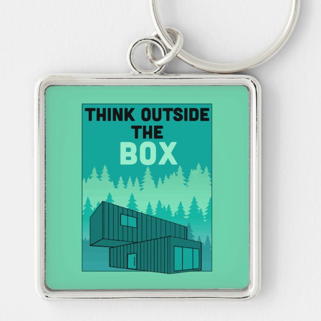  Shipping Container Home living Keychain (Front)