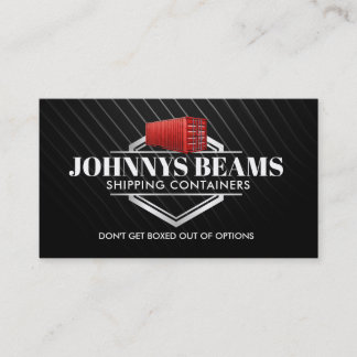 Shipping Containers Business Cards