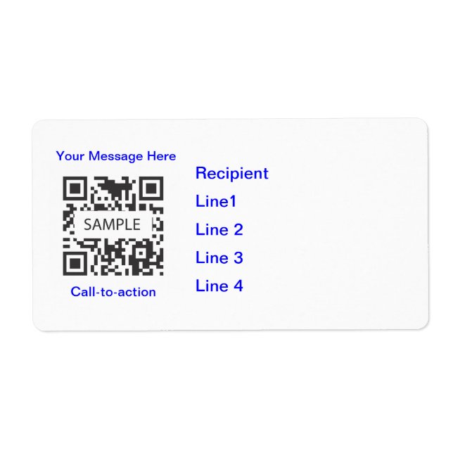 Shipping Label Template Generic 1 (Front)