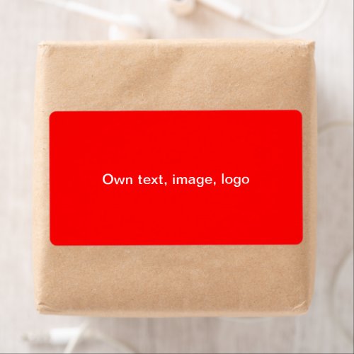 Shipping Labels uni Red