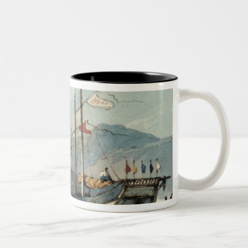 Shipping on a Chinese River Two_Tone Coffee Mug