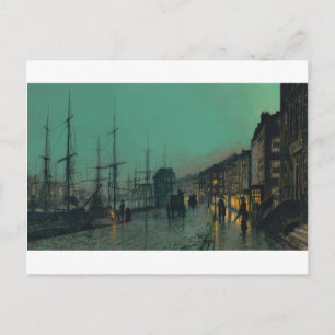 Shipping on the Clyde by John Atkinson Grimshaw Postcard