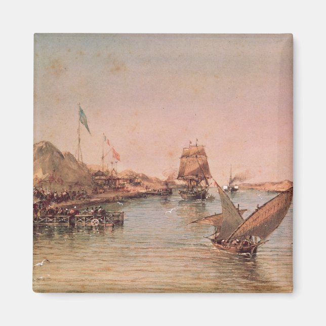 Shipping on the Suez Canal Magnet (Front)