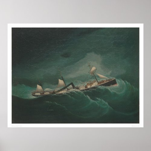 Shipping Vesselin Storm  1261 Poster
