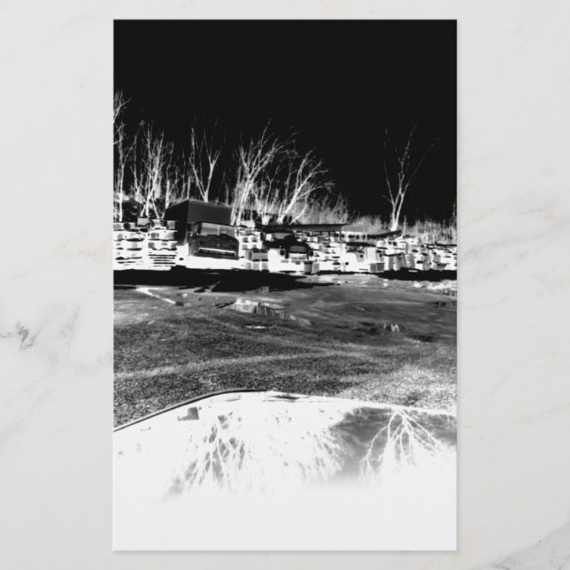 Shipping Yard - negative Stationery (Front)