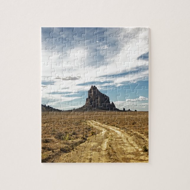 Shiprock New Mexico Mountain Southwest Landscape Jigsaw Puzzle (Vertical)