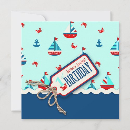 Ships Ahoy Birthday Invite Square_Aweigh