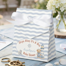 Ships Ahoy It's A Boy Baby Shower