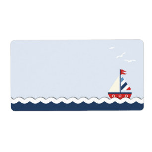 Ships Ahoy! Name Tag