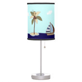 Ships Ahoy Nautical Nursery Lamp (Left)