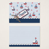 Ships Ahoy! TY Gift Tag (Front & Back)