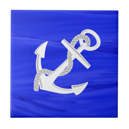 Ships Anchor Ceramic Tile