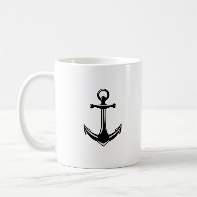 Ship's Anchor Coffee Mug (Left)