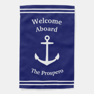 Ships Anchor Custom Boat Flag