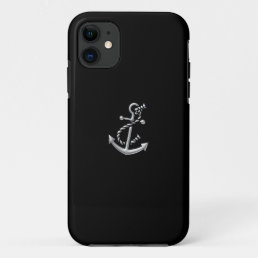 Ship&#39;s Anchor Nautical Marine-Themed Gift iPhone 11 Case