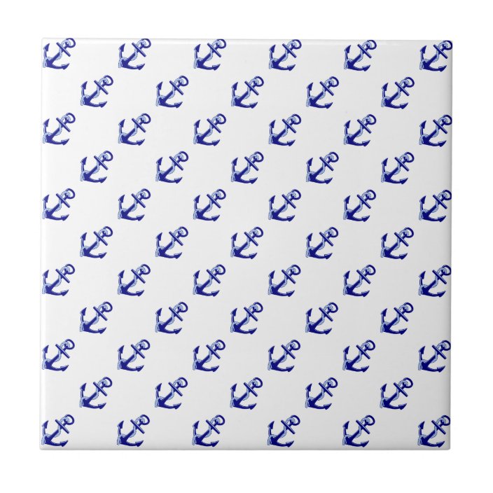 Ship's Anchors Ceramic Tile | Zazzle.com