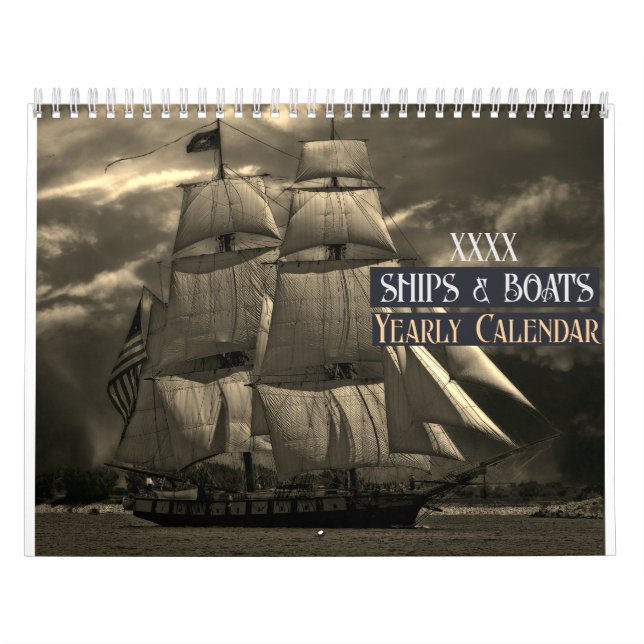 Ships And Boats Maritime  | Calendar (Cover)