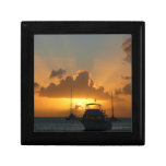 Ships and Sunset Tropical Seascape Gift Box