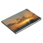 Ships and Sunset Tropical Seascape Guest Book