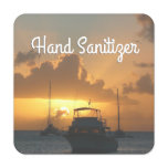 Ships and Sunset Tropical Seascape Hand Sanitizer Packet