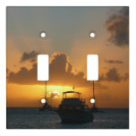 Ships and Sunset Tropical Seascape Light Switch Cover