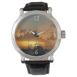 Ships and Sunset Tropical Seascape Watch