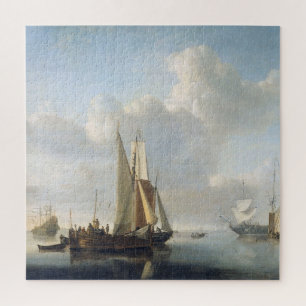 Ships before the Coast, Willem van de Velde (II), Jigsaw Puzzle