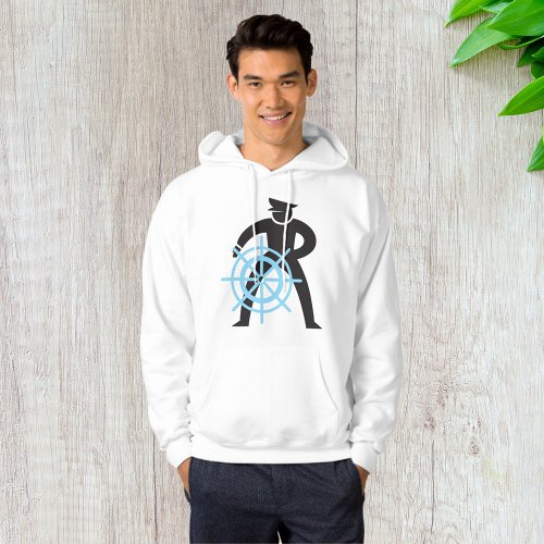 Ships Captain At The Helm Hoodie