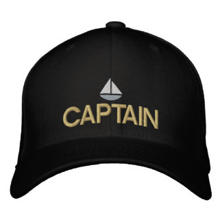 Ships Captain Embroidered Hat