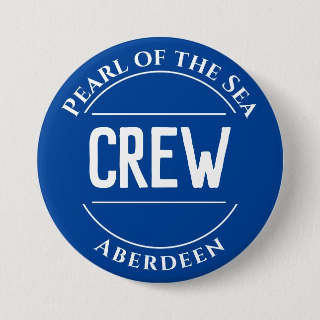 Ships Crew Member Button Badge (Front)