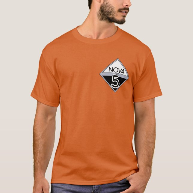 Ship's Crew / Nova 5 - Classic Spaceship T-Shirt (Front)