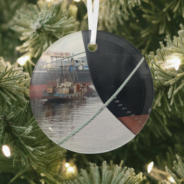 Ships Glass Ornament (Insitu)