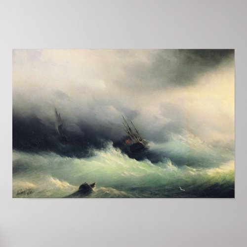 Ships in a Storm Poster