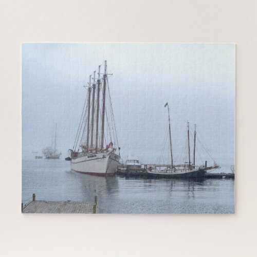 Ships In The Harbor Jigsaw Puzzle