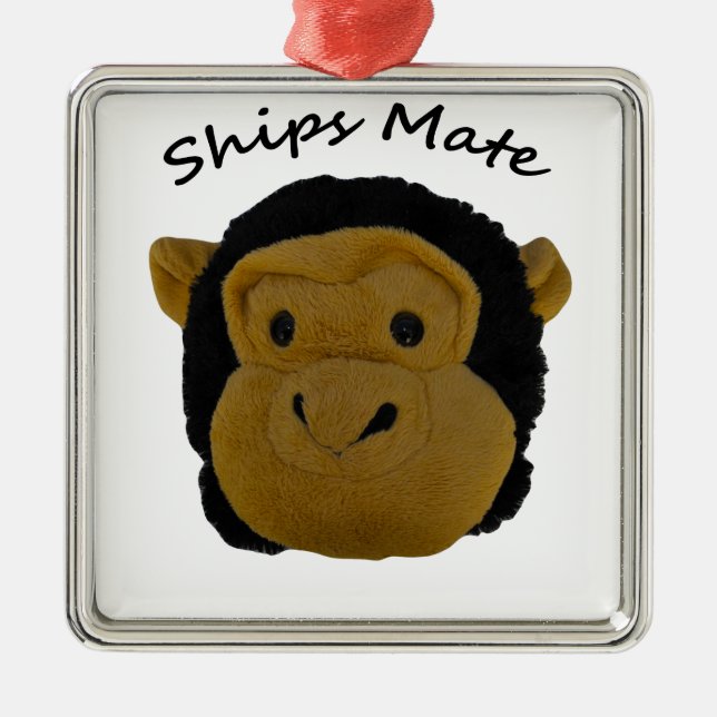 Ships Mate Metal Ornament (Front)