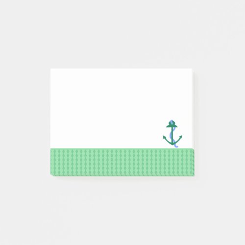 Ships Nautical Anchor Post_it Notes