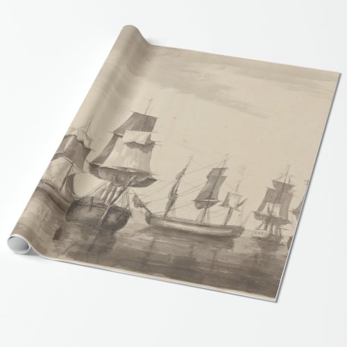 Ships of 26th June 1776 Wrapping Paper