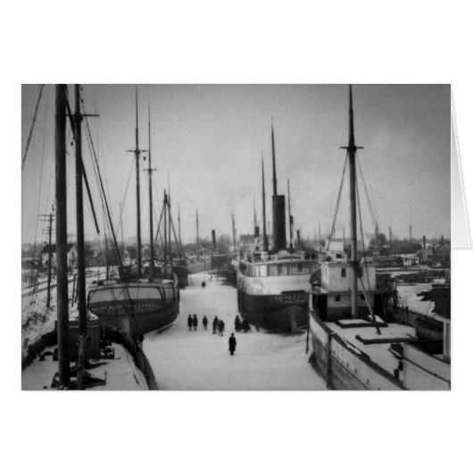 Ships on the Belle River Marine City Michigan (Front Horizontal)